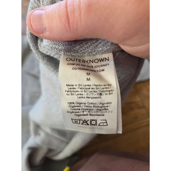 Outerknown blanket dress In Light Grey Sz Medium - Picture 4 of 5